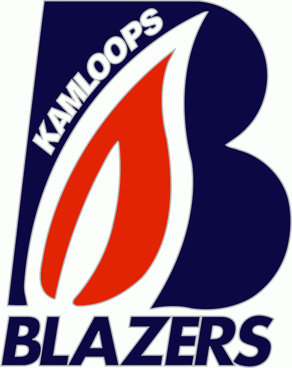 kamloops blazers 2005-pres primary logo iron on heat transfer